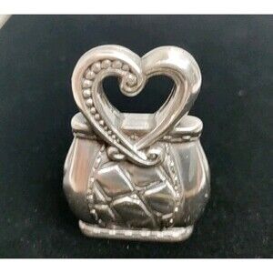 Brighton Silver Tone Handbag Shaped Place Card Holder